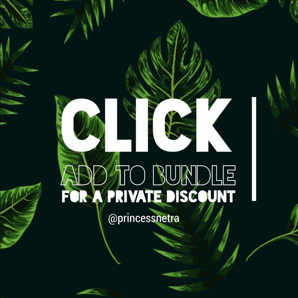 PRIVATE DISCOUNT CLICK ADD TO BUNDLE